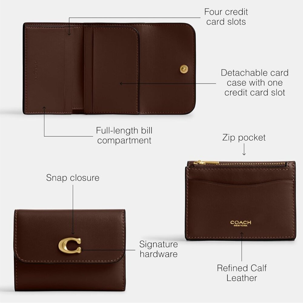Women's Essential Card Holder Wallet - Picture 3 of 5